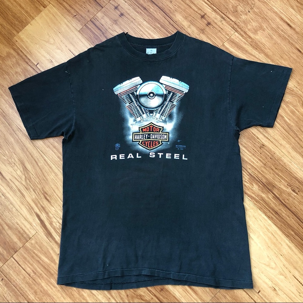 *SOLD* HARLEY DAVIDSON | Vintage 1989 3D Emblem Tee (XL)